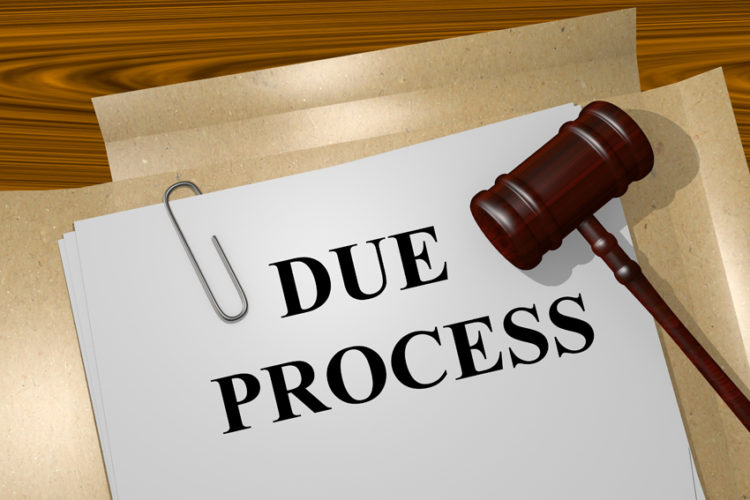 due process of law