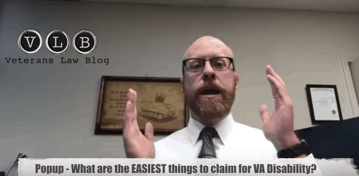  VIDEO What Are The Easiest Things To Claim For VA Disability 